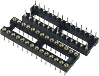 SCSM-28, DIP-панель (колодка) под микросхему (2x14), 28кнт, Тайвань