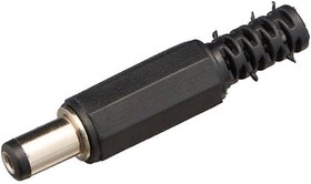 L-KLS1-DCP-02-2.1A, (NP-117B), Разъем питания 2,1х5,5х9мм на кабель с амортизатором, KLS