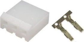 MHU-3, (DS1074-3 F), Розетка кабельная с контактами, 3x5,08mm