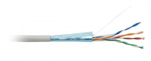 FTP4-C5E-SO LID-LSZH, Кабель FTP-4, витая пара (уп=305м), Hyperline, CAT5e