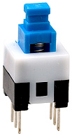 MPS-700N-G, Кнопочный переключатель без фикс., на печатную плату, Switronic, DPDT, 0.1A, 30V, h=7mm, -25...65°С