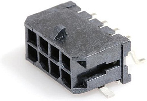 43045-0809, Разъем (вилка) Micro-Fit 3.0 (2x4), MOLEX, 8x3mm, черный