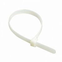 25215, Хомут кабельный (стяжка), DKC, 4,8х200mm, Полиамид 6.6, Белый, -40...85°С