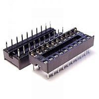 SCS-20, (DIP-20S, C0102) DIP-панель (колодка) (2x10), 20x2,54mm, CONNFLY