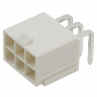 87427-0802, Разъем Mini-Fit Jr., 6кнт, 2гр.кнт, MOLEX, 6x4,2mm, 600V, 13A, нейлон