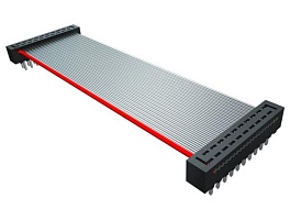 TCMD-08-T-02.00-01, Кабель плоский, шлейф, SAMTEC, 16жил., 2mm, 2.6A