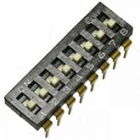 SNDI-08, Переключатель mini DIP, 8кл., DIPT