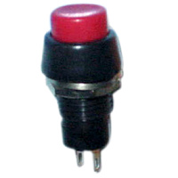 PSW-4016B БФЧК, Переключатель кнопочный, Jietong Switch, Красный