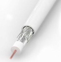 RG-59U, Коаксиальный кабель 48%, (уп.50м), Proconnect, белый, 75 Om