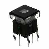 TL1240GQ2JBLK, Тактильный переключатель с подсветкой, E-Switch, 12V, Зеленый