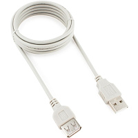 CC-USB2-AMAF-6-N, Кабель-удлинитель USB2.0, AM/AF, Cablexpert / Gembird, L=1,8m, серый, медь