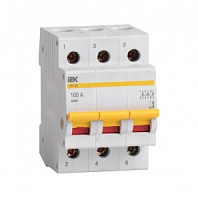 MNV10-3-020, Выключатель нагрузки 3-пол., IEK, 20A, серия BH-32