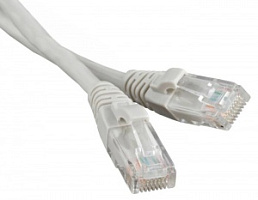PC-LPM-UTP-RJ45-RJ45-C5e-15M-LSZH-GY, Патч-корд U/UTP, Cat.5е, LSZH, 15 м, серый, Hyperline