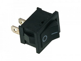 SWR-41, (MRS-101-2C3), Переключатель клавишный, Тайвань, 6A, черный, 18х13