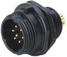 SP1312/P4N, Вилка на панель, пайка, WEIPU, 200V, 5A, 4кнт, IP68, нейлон 6.6