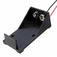 BH-9VA, Батарейный отсек с проводами, для "Кроны"