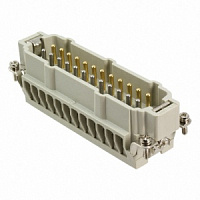 09 33 024 2691, Сверхмощный разъем питания, HAN 24E-M-Screw Fe(Au) / CuNi Type J, HARTING