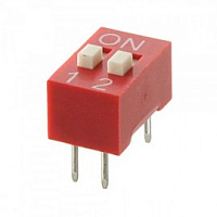 SWD-02, DIP-переключатель, 2кл., DIPT