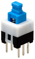 PSW-3, Переключатель кнопочный без фиксации, JIA, 0.1A, 30V