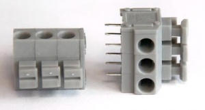 DG235-5.0-03P-11-00AH, Нажимной безвинтовой клеммный блок, 3кнт, DEGSON
