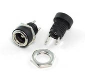DJK-32A, Гнездо питания DC 2.1, 2C, М8, Ø5,5mm