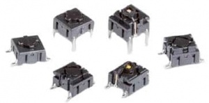 5ETH935, Переключатель тактильный, MEC Switches, 50mA, 24VDC, -40...160°С