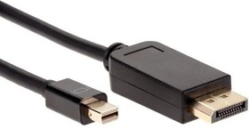 CG682-1.8M, Кабель-переходник Mini DisplayPort M - Display Port M 4K*60 Hz 1,8м, VCOM, L=1,8m