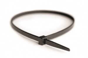 CV-250B, Стяжка кабельная (уп.100шт), Тайвань, Ø74mm, 250х4,8mm, нейлон 6.6, черный, -40...85°С