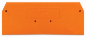 279-339, Торцевая и промежуточная пластина, WAGO, 61,8х2х27mm, Оранжевый