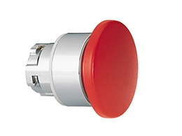 8LM2TB6144, Толкатель кнопок метал. грибовиндный, без фикс., LOVATO, красный, Ø40mm