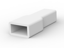 2-180930-0, Корпус наконечника COVER, FASTON, PK100, TE/TYCO/AMP