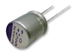 25SEPF330M, ±20%, 330uF, 25V, Конденсатор оксидно-электрический, PANASONIC, Ø10mm, L=10mm, -55...105°С