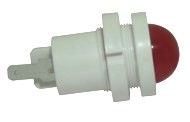 СКЛ 12Б-К-2-380, Светодиодная коммутаторная лампа, Россия, без цоколя, красный, 380V, IP54, Ø22mm