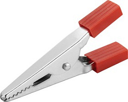 OAC-5A-52-R25, Зажимы "Крокодил", ОНЛАЙТ, 5A, красный