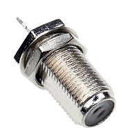 NCF-0814, Разъем F, гнездо, панель, под гайку, NCI, RG-58