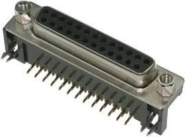DBR-25F, Соединители D-Sub, розетка, AUK, 25P