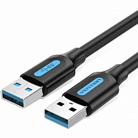 Кабель Vention USB 3.2 Gen1 Type-A - USB 3.2 Gen1 Type-A, AM/AM (вилка - вилка), L=3m
