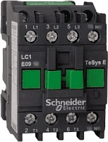 LC1E0910M5, Контактор, 9A, 3P, 1НО, катушка 220VAC, 50Гц, серия TeSys E, Schneider