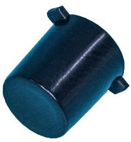 PSM1-K-3-B, Колпачек круглый для мини кнопки, черный, BM