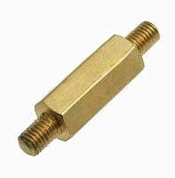 PCHNN4-10, Стойка для печатных плат, шестигр., M4, CONNFLY, латунь, L=10mm