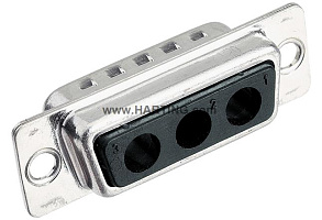 09 69 210 0633, Соединители D-Sub M 3W3C MA TH, HARTING, 3P