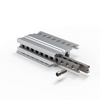 30845-232, Перфорированная полоса 63HP, Schroff, алюминий, L=324,92mm