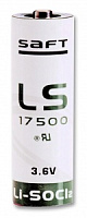 LS17500, Элемент питания, SAFT, A, 3.6A, 3600mAh, Li-SOCl2, Ø17,13mm, H=50,5mm