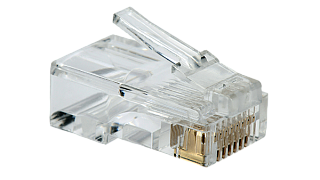 RJ-45, Разъем универсальный (8P-8C), кат.5е, экран, (уп.100шт), Hyperline