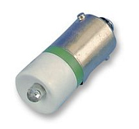 18606231, Светодиодная лампа, CML, BA9s, зеленый, 230V