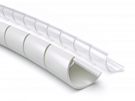 00963RL, Спиральная оплетка, SPIRALITE P3, DKC, Ø10mm, полиэтлен, прозрачный (уп.25м)