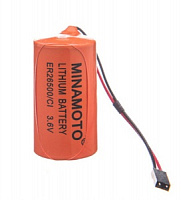 ER 26500/C1, (C, connector), Элемент питания, Minamoto, 3.6V