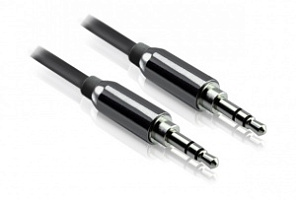 GC-AVC09, Кабель аудио jack 3,5mm AM / jack 3,5mm AM, металлические соединители, GREENCONNECT