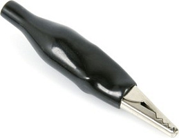 8001 BLACK (1225), Зажим "Крокодил", Китай, черный