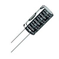 B41858C9337M, ±20%, 330uF, 100VDC, Оксидно-электролитические алюминиевые конденсаторы, EPCOS / TDK, Ø16mm, L=16mm, -55...105°С